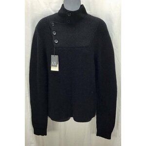 Armani Exchange Sweater Small S Black Knit New